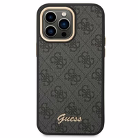 Guess GUHCP14XHG4SHK iPhone 14 Pro Max 6.7 "must / must hard ümbris 4G Vintage kuldne Logo