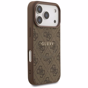 Guess 4G Ring Classic Logo MagSafe Ümbris jaoks iPhone 17 Pro - Brown
