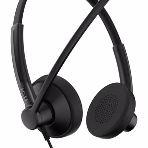 EPOS IMPACT 100 MS Stereo USB-C+A – juhtmega stereo-kontoripeakomplekt mikrofoniga, USB-C ja USB-A, must (1001421)