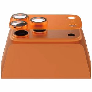 PanzerGlass Fender Camera Protector Karastatud klaas Lens jaoks iPhone 17 Pro - oranž