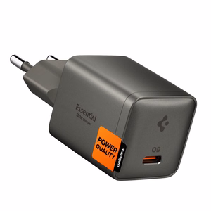 Spigen Essential EE301EU 1 pordiga 30 W seinalaadija – tumehall