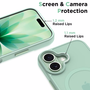 Tech-Protect MagMat MagSafe Ümbris jaoks iPhone 17 - Läbipaistev roheline