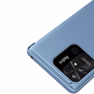 Clear View ümbris kate Xiaomi Redmi 10C kaane klapiga roosa