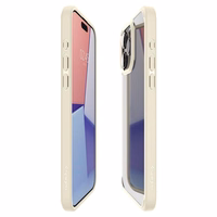 Spigen Crystal Hybrid Ümbris jaoks iPhone 15 Pro Max - Clear Beige