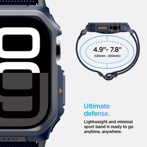 Чехол SPIGEN Lite Fit "PRO" для Apple Watch 10 (46 MM) тёмно-синий