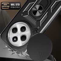 Tech-Protect CamShield Pro Ümbris jaoks Xiaomi Redmi 14C / Poco C75 - must