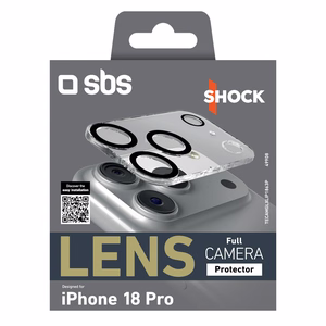 SBS Full karastatud klaasist kaamera objektiivide kaitse mudelile iPhone 18 Pro