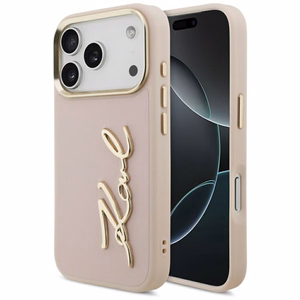 Karl Lagerfeld Karl Script Logo iPhone 17 Pro Ümbris - Roosa