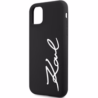 Karl Lagerfeld KLHCN61SKSVGK iPhone 11 / Xr 6.1" must/must hardcase Silicone Signature