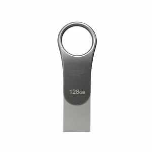 Silicon Power Mobile C80 USB mälupulk 128 GB USB Type-A / Type-C 3.0 titaan