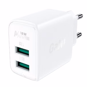 Acefast Laadija 2x USB 18W QC 3.0, AFC, FCP valge (A33 valge)