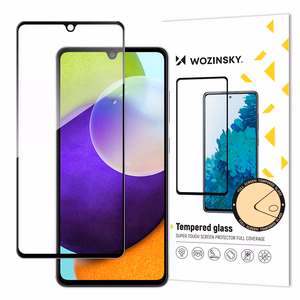Wozinsky Super Tough Full Glue karastatud klaasist täisekraan raamiga ümbris Samsung Galaxy A33 5G Must
