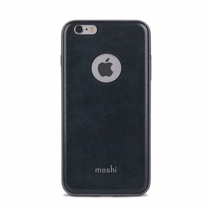 Moshi iGlaze Napa vegannahast tagaküljega hübriidümbris seadmele iPhone 6s Plus / 6 Plus, Midnight Blue värvitoonis