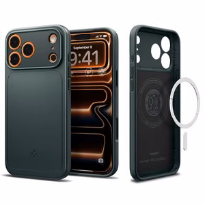 Spigen Thin Fit MagSafe Ümbris jaoks iPhone 17 Pro - Roheline