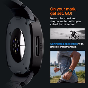Spigen Thin Fit 360 Case for Samsung Galaxy Watch 40mm - Black