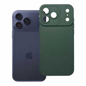 Чехол для iPhone 17 Pro Max / 18 Pro Max (низкий бортик камеры) Matt 2.0 темно-зеленый