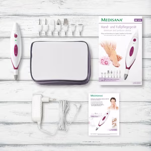 Medisana MP 815 maniküüri/pediküüri seade (koos 7 otsikuga)