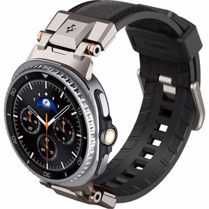 Spigen DuraPro Armor rihm mudelile Samsung Galaxy Watch 40/44/46 mm – must