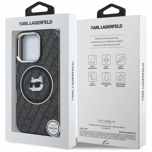 Karl Lagerfeld IML Choupette Head Logo MagSafe Ümbris iPhone 16 Pro - must