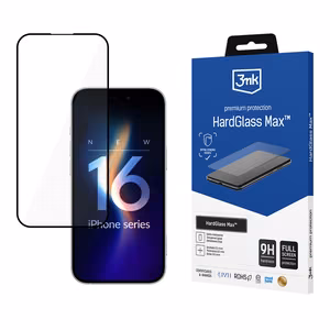 karastatud klaas 3mk Hard Glass Max Apple iPhone 16 Plus must