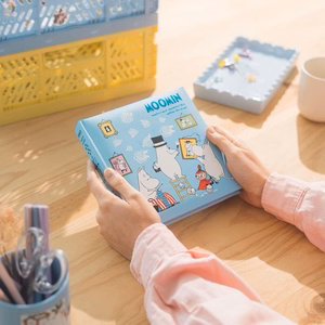 Moomins isekleepuv fotoalbum, 22 lehekülge, 16 × 16 cm