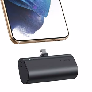 Powerbank Veger PlugOn (W0556/V0556) PD QC3.0 3A 20W 5000 mAh with a built-in connector Type C must