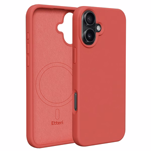 Etteri Silikoonist Mag ümbris iPhone 16 Plus 6,7" vaarikas