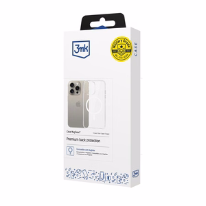 3mk Clear MagCase Ümbris jaoks Apple iPhone 15 Pro Max - läbipaistev