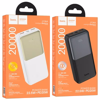 External battery Akupank Hoco J136A 22.5W+PD20W 20000mAh must