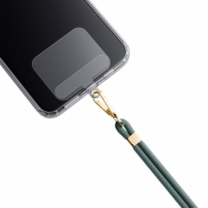3mk EasyClip telefoni kaelapael, tumeroheline (kuldsed detailid)