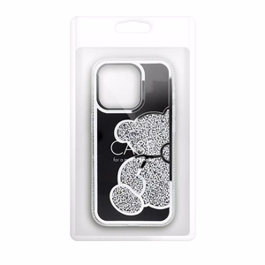 TEDDY BEAR Ümbris jaoks IPHONE 12 / 12 PRO hõbedane
