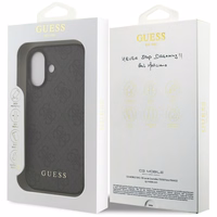 GUESS ümbris jaoks IPHONE 17 GUHCP17SG4GFGR (PU 4G Classic) must