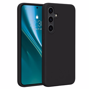 Etteri Silikoon Ümbris jaoks Samsung Galaxy S24 Plus must