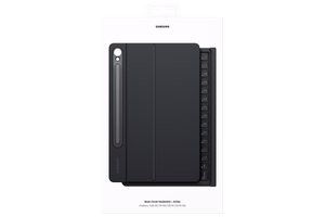 DX725UB klaviatuuriga kaanekott Samsung Galaxy Tab S9/S9 FE/S10 FE/S10 Lite jaoks, must