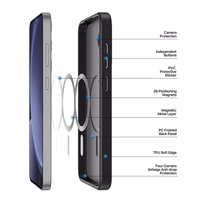 DUX DUCIS Ümbris YIND compatible with MagSafe jaoks SAMSUNG S25 Plus must