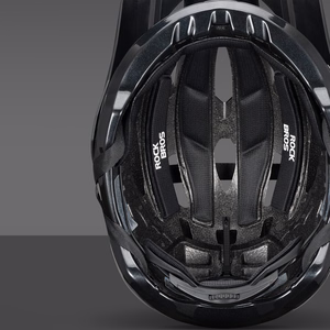 Rockbros LK-99 Mountain Bike Helmet with Adjustable Visor and Magnetic Closure 58-62 cm - Black