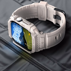 SPIGEN RUGGED ARMOR ümbris ”PRO” V2 APPLE WATCH 10 / 11 (46 MM) DUNE BEIGE