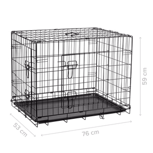 REBEL ANIMALS metallist koerapuur, suurus L, 76 × 53 × 59 cm