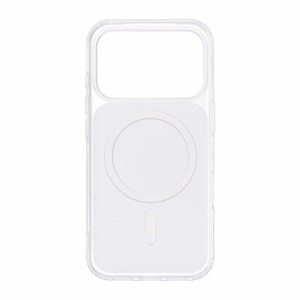 Case for iPhone 17 Pro / 18 Pro (low camera edge) Clear Fusion Mag Cover compatible with MagSafe white