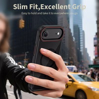 Tech-Protect MagHybrid MagSafe Ümbris jaoks iPhone Air - Must and Punane