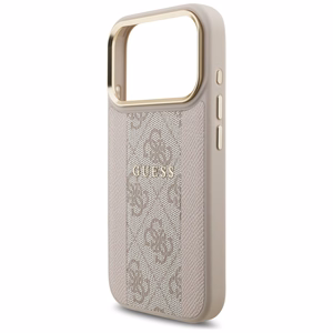 GUESS ümbris jaoks IPHONE 17 Pro compatible with MagSafe GUHMP17LPG4SEMCP (PU W/ 4G PU Stripe) roosa