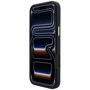 Guess Embossed 4G Classic MagSafe-ümbris iPhone 17 Pro Max / 18 Pro Max jaoks, must