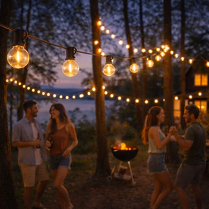 Forever Light Solar LED String Lights SUNARI FLS-180 8.5m 10+1 clear bulbs 1800mAh + RC