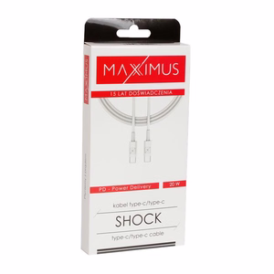 MX CABLE SHOCK 20W PD C/C WHITE