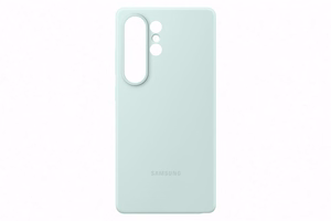 Samsung Silicone Case ümbris Samsung Galaxy S25 Ultra jaoks, mündiroheline