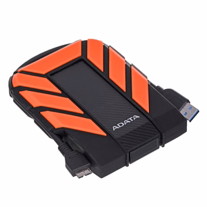 ADATA HD710 Pro external hard drive 1000 GB must, punane