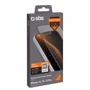 SBS Karastatud klaas D30 with frame jaoks iPhone 13 / 13 Pro / 14