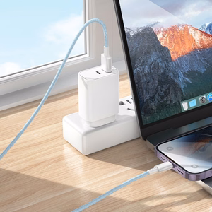 USB cable Borofone BX117 USB-A to Lightning 1.0m white
