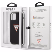 Guess GUHCP12MPCUCTLBK iPhone 12/12 Pro 6.1" must/must kõvakott Triangle Collection