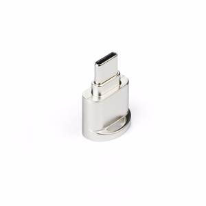 Card reader MicroSD jaoks typ C hõbedane